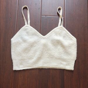 H&M Cream Knit Bralette